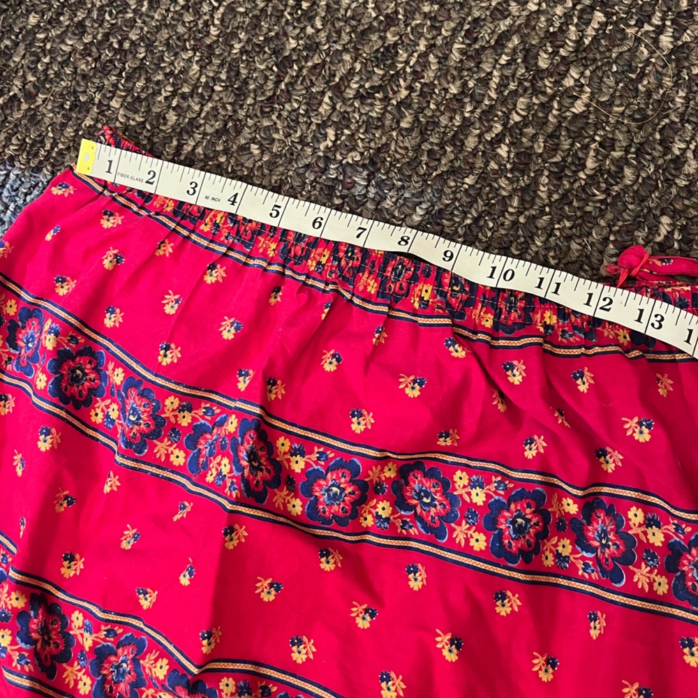 Vintage 1970’s Bohemian Tiered Skirt - Picture 7 of 9